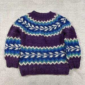vintage Knit pattern Sweater